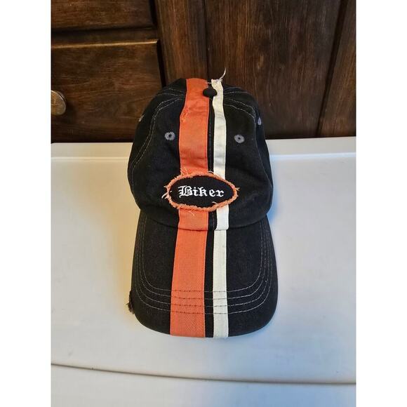 Biker adjustable baseball cap - Picture 1 of 6